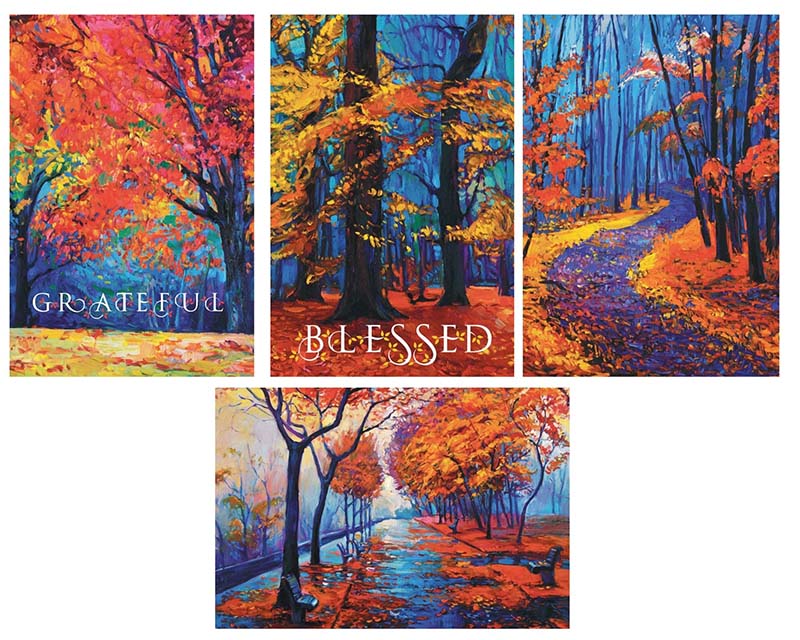 The Season to be Grateful Cards 18-21